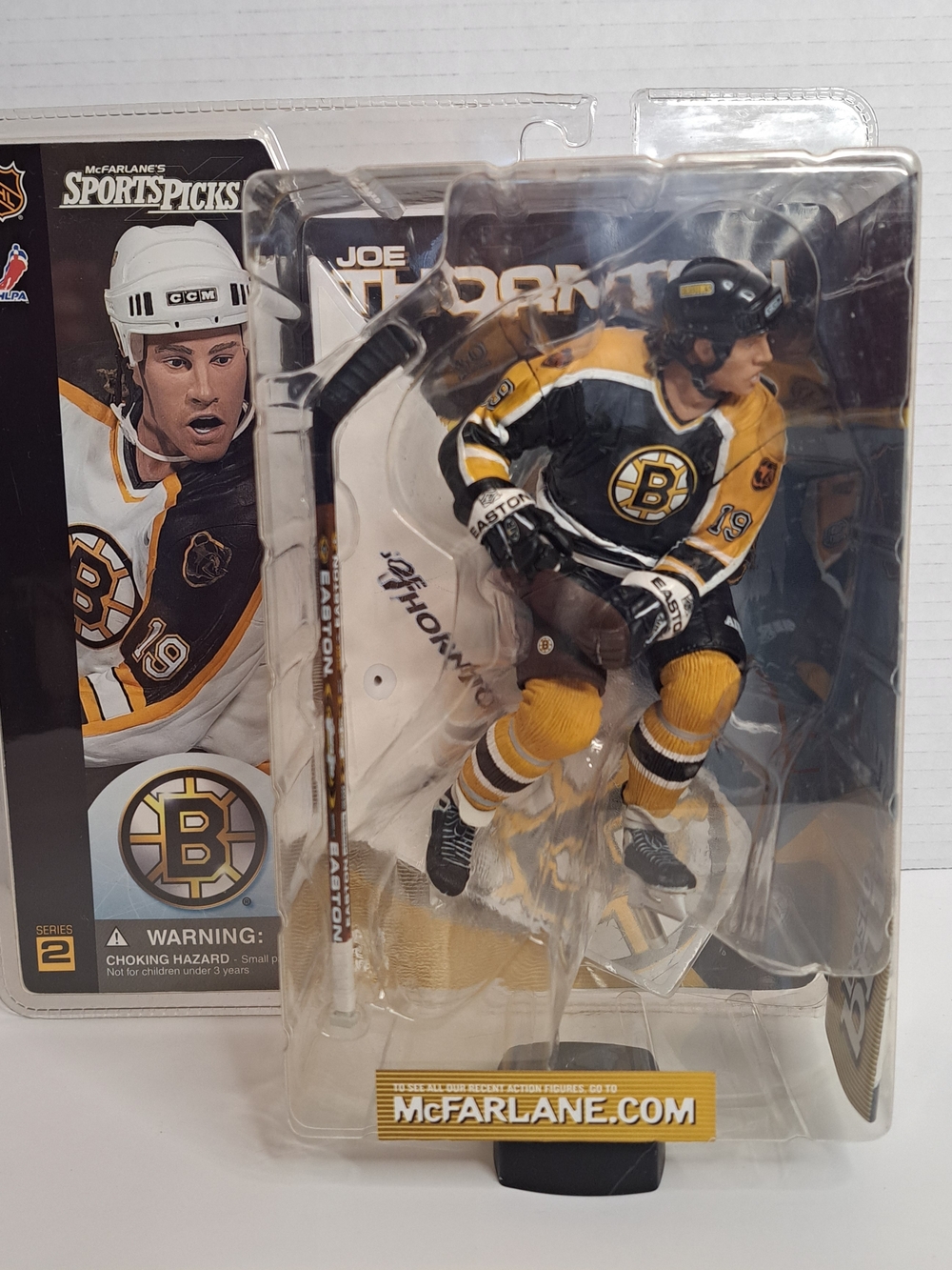 NHL Joe Thornton#19 Boston Bruins McFarlane's Sports Picks Series 2 Figure NIB